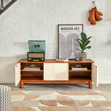 Comodă TV Atmosphera Jilani, 2 uși și 1 sertar, 140x40x50 cm, MDF