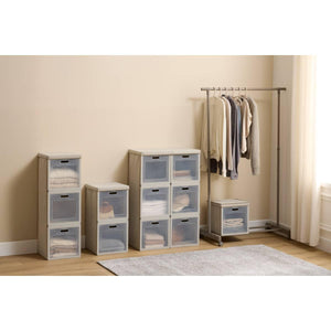 Кутия за съхранение 5five Cube'n Door, Картон, Бежова, 30.5 cm