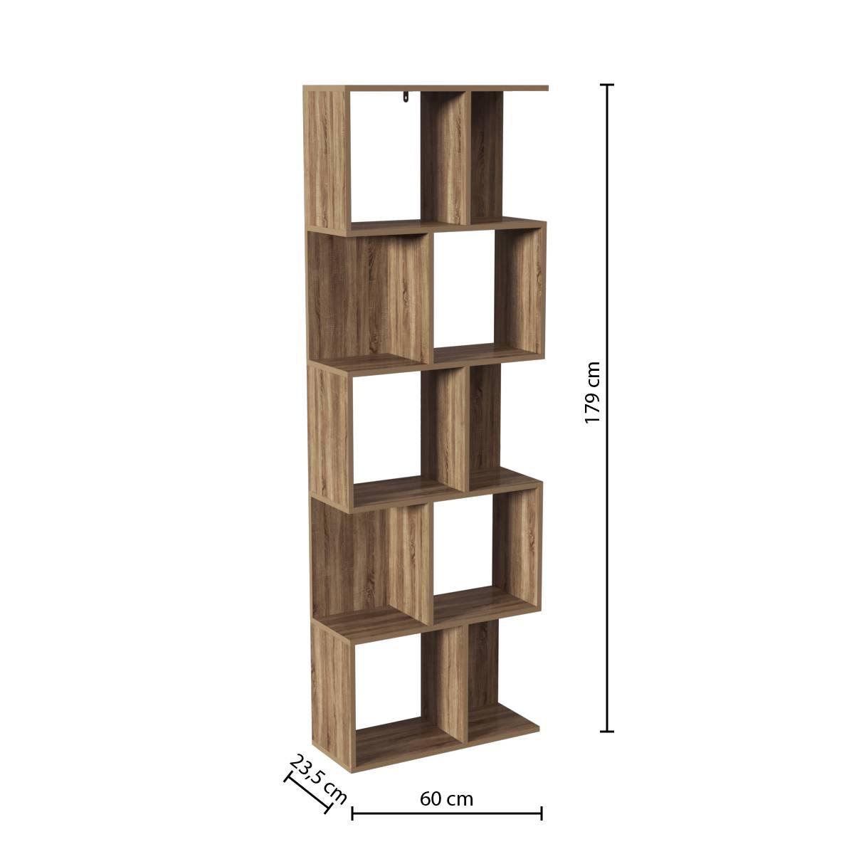 Етажерка с две рафтове 5five Novia, Бежова, 179 cm