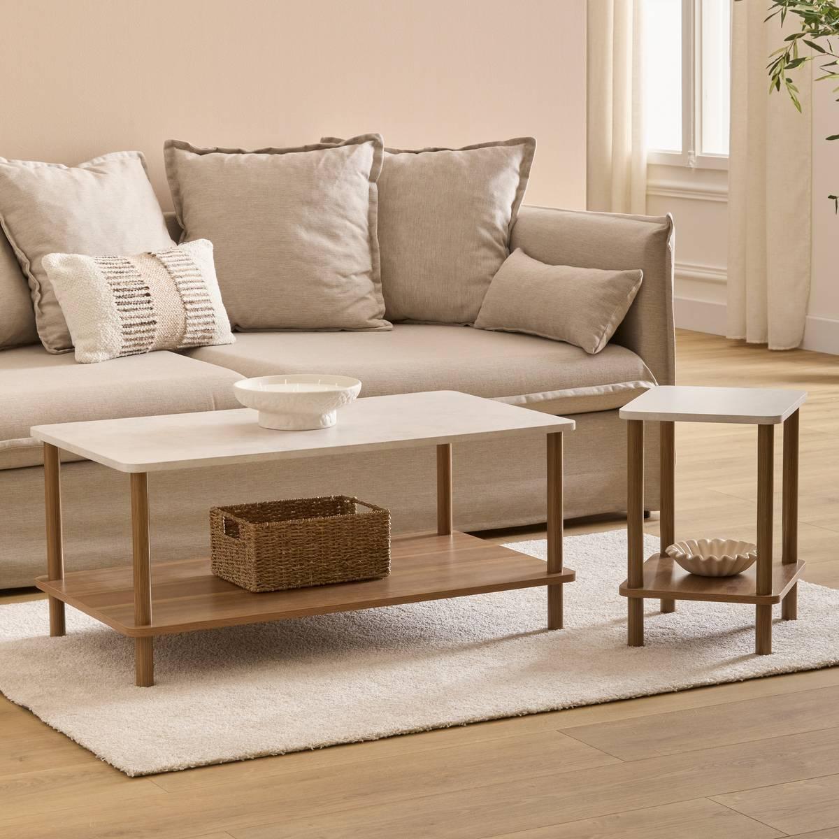 Нощно шкафче 5five Côme с рафт, MDF, Кафяво, 44 cm