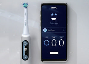 Periuță de dinți electrică Braun Oral-B iO9 Alabaster, albă