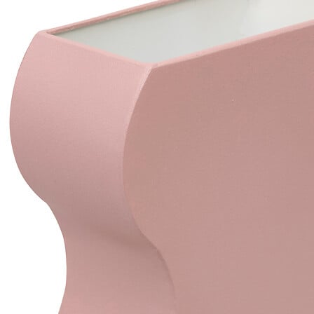 Vază Atmosphere Cheri, Metal, Roz, 35 cm