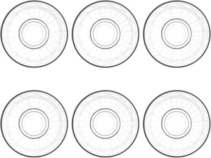 Set farfurii din sticla LAV Klasik, 10 cm, 6 buc