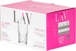 Set pahare cocktail LAV Keops, 460 ml, 6 buc.