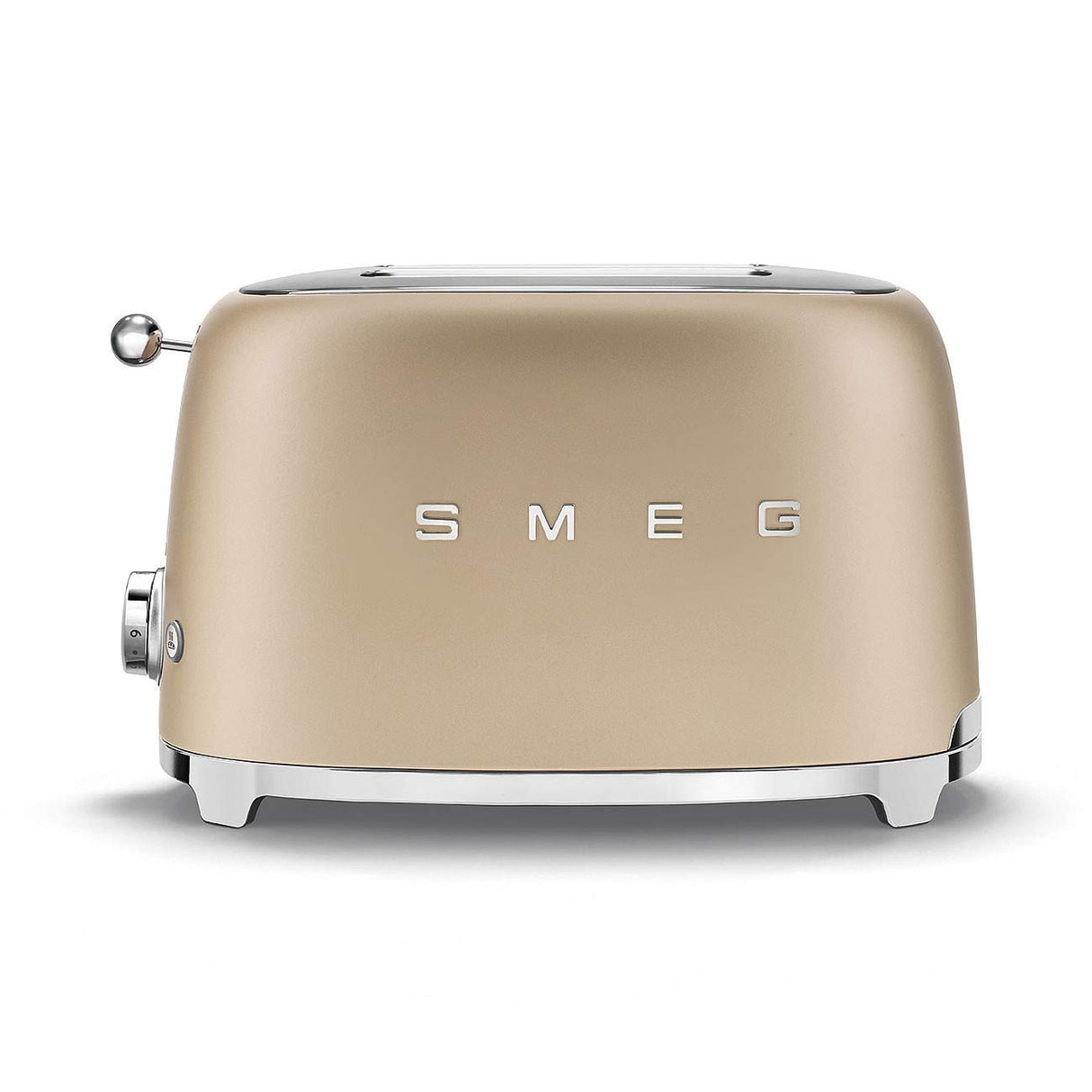 Prăjitor de pâine Smeg TSF01CHMEU, 950 W, 2 felii, Cremă