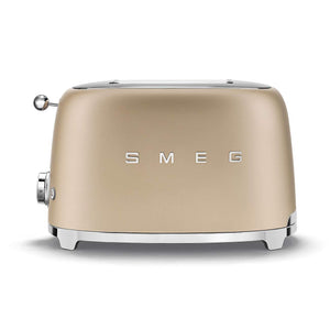 Prăjitor de pâine Smeg TSF01CHMEU, 950 W, 2 felii, Cremă
