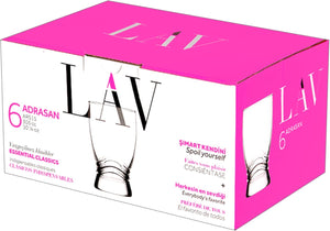 Set de pahare whisky LAV Adrasan, 305 ml, 6 buc.