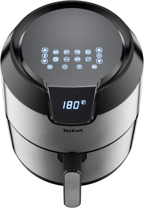 Friteuză Tefal Easy Fry Deluxe, EY401d, XL 1,2 kg, Negru/Gri