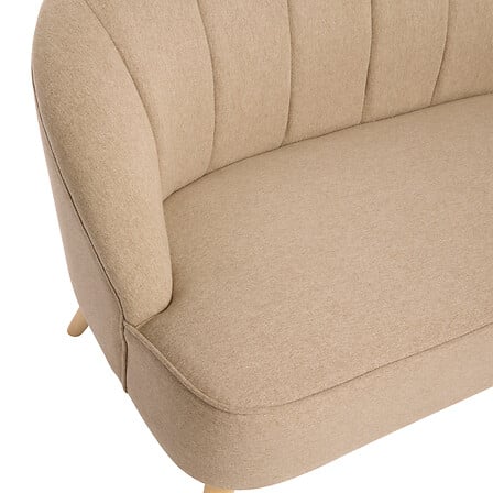 Canapea Atmosphera Naova cu două locuri, bej, 126 cm