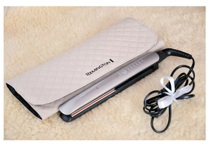 Placă de îndreptat părul Remington Keratin Therapy Pro S8590, 230 de grade, aurie