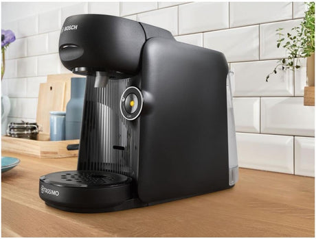 Espressor Bosch Tassimo Finesse TAS162E, 1400 W, 3,3 bari, 0,7 l, Intensity Boost, Autocurățare și decalcifiere, Capsule, Negru