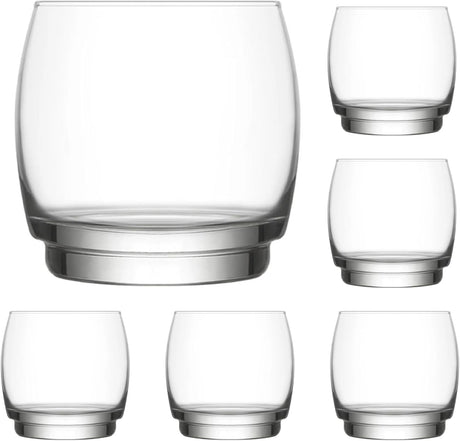 Set de pahare whisky LAV Lune, 325 ml, 6 buc.