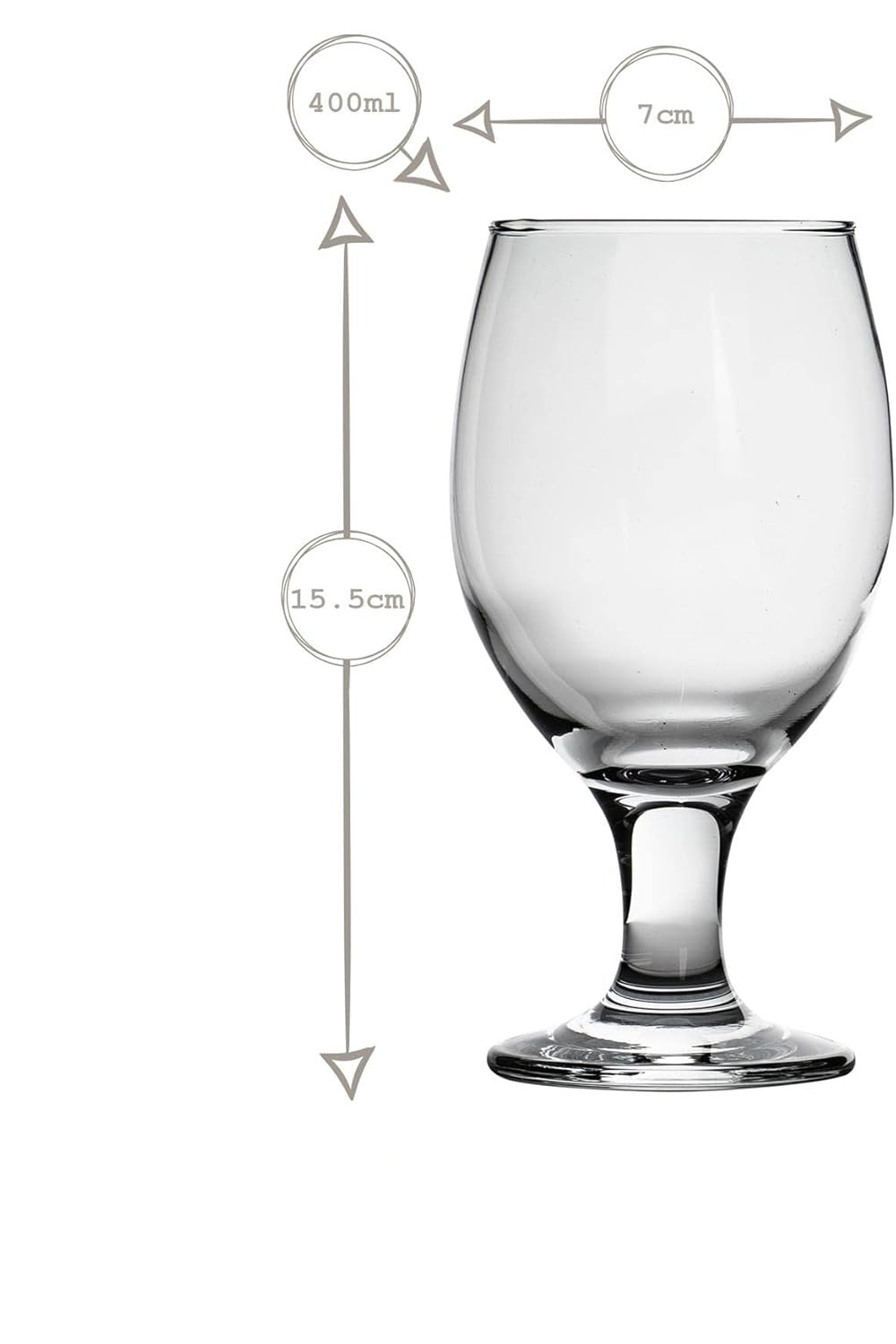 Set pahare de bere LAV Misket, 400 ml, 6 buc.