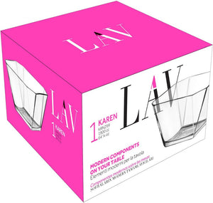 Bol din sticlă LAV Karen, 1900 ml