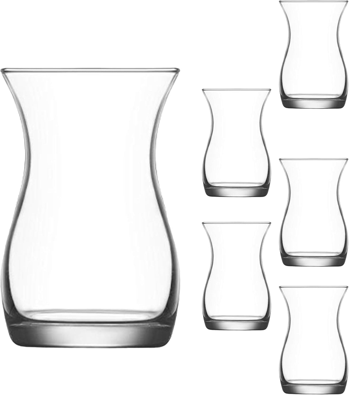 Set ceai turcesc LAV Klasik, 115 ml, 6 buc