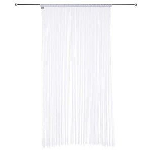 String curtain 90 x 200 cm white