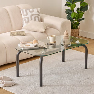 Masă de cafea Atmosphera Hecate, Metal, Crom, 100x60 cm