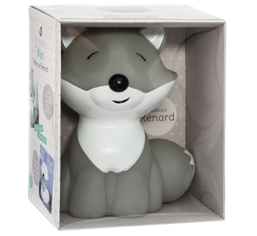 Lampă de noapte pentru copii Atmosphera Fox, baterii incluse, 17 cm