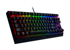 Tastatură de gaming Razer BlackWidow V3 TKL, switch-uri optice galbene, neagră