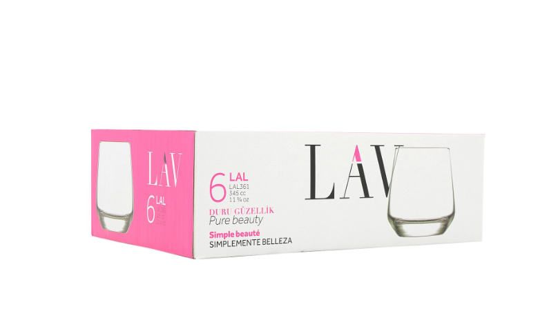 Set de pahare whisky LAV Lal, 345 ml, 6 buc.