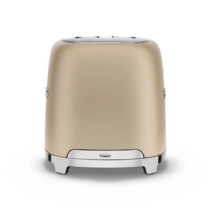 Prăjitor de pâine Smeg TSF01CHMEU, 950 W, 2 felii, Cremă