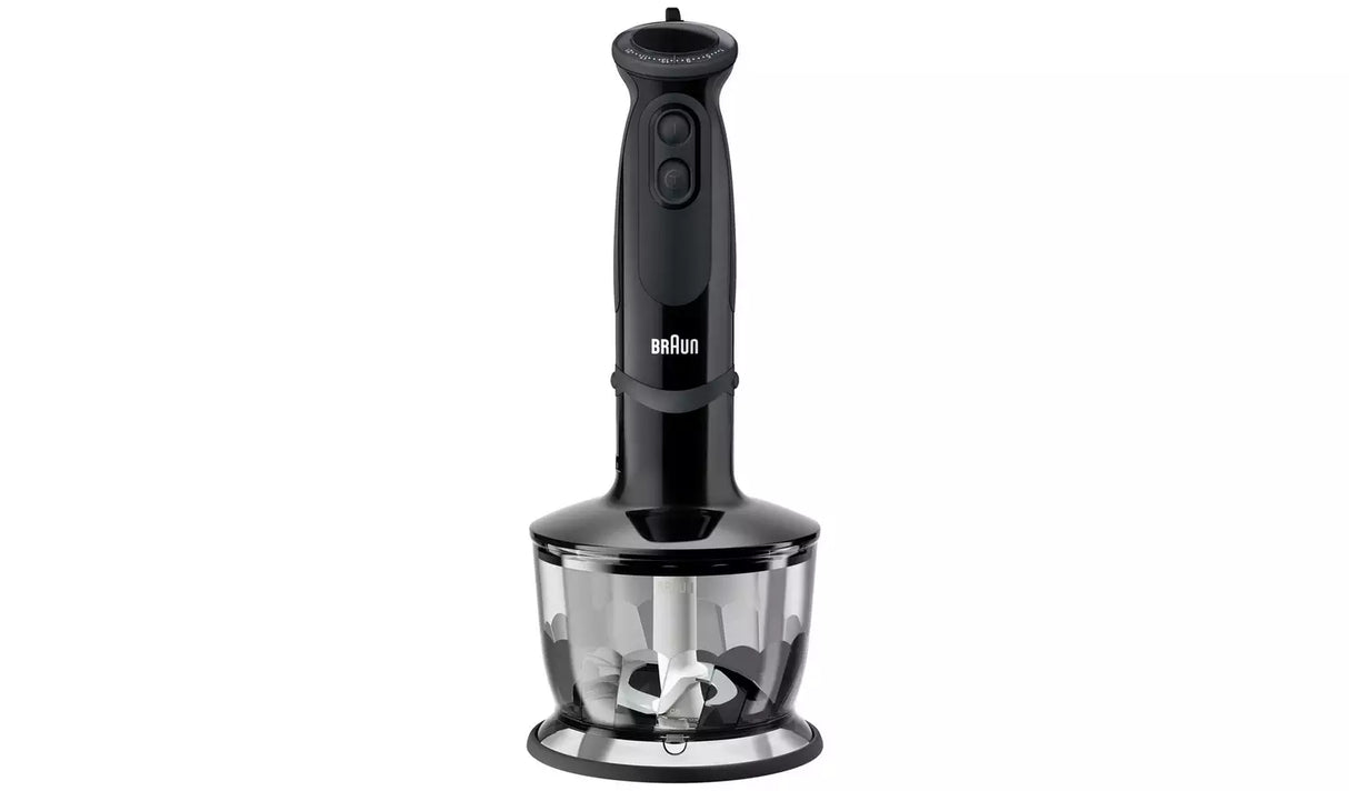 Blender Braun MultiQuick 5237, 5 accesorii, 1000W, Negru