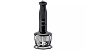 Blender Braun MultiQuick 5237, 5 accesorii, 1000W, Negru