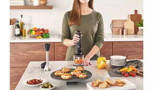 Blender Braun MultiQuick 5237, 5 accesorii, 1000W, Negru