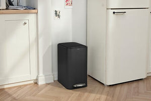 Кош за боклук 5five Delta Slim, Метал, 20L, Черен