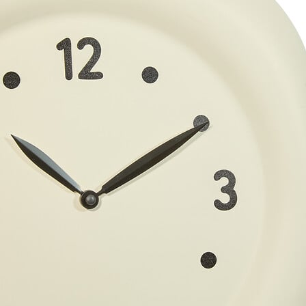 Стенен часовник atmosphera Mifo, Бял, Ø39.3 cm