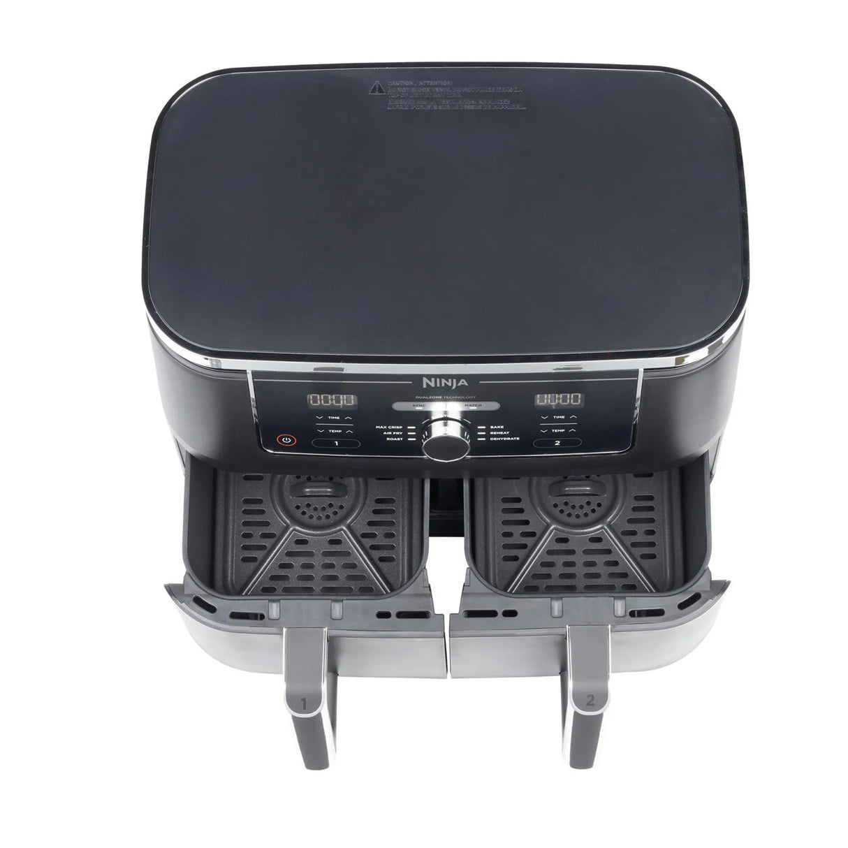 Friteuză cu aer cald Ninja AF400EU, 2470W, 9,5 L, 6 programe, neagră