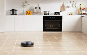 Aspirator robot cu stație Lubluelu SL60 Plus, 42 W, Mop, Navigație LiDAR, 2600 mAh, Negru,