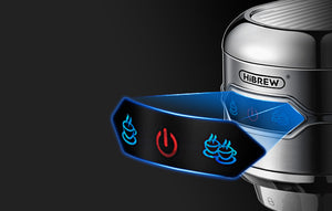 Espressor semiautomat HiBREW H11, 19 bar, 1450W, 1.1l, Argintiu