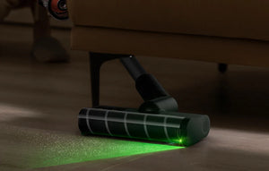 Aspirator vertical Deerma DEM-T30W, 240W, 23kPa, lampă optică, fără fir, negru