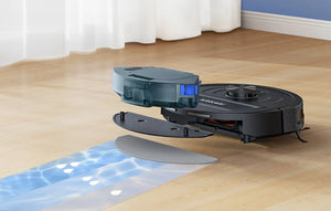 Aspirator robot Lubluelu L20, 40 W, Mop, Navigație LiDAR, 2600 mAh, Negru