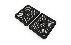 Friteuză cu aer cald Ninja Flex Drawer AF500EU, capacitate 2 kg, 2470 W, interval de temperatură 40 - 240 °C, două zone de gătit, 7 programe, negru