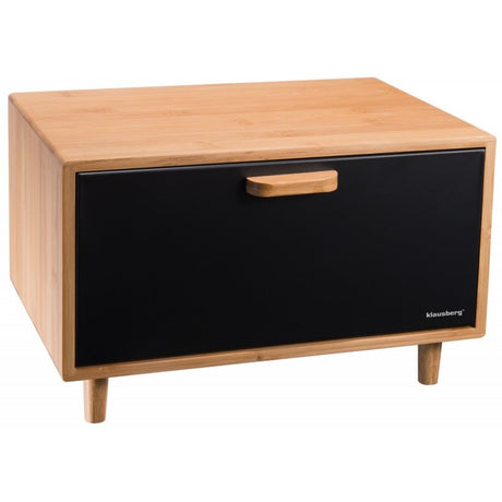 Cutie pentru pâine Klausberg, Metal, Bambus, 36x26x23 cm