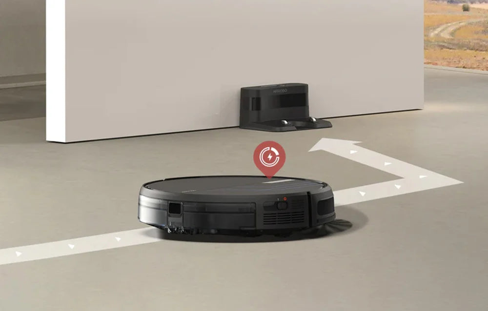 Aspirator robot AirRobo P30, 35W, Mop, 2600 mAh, Negru