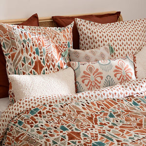 Lenjerie de pat Atmosphera Ikat, bumbac, 240x220 cm