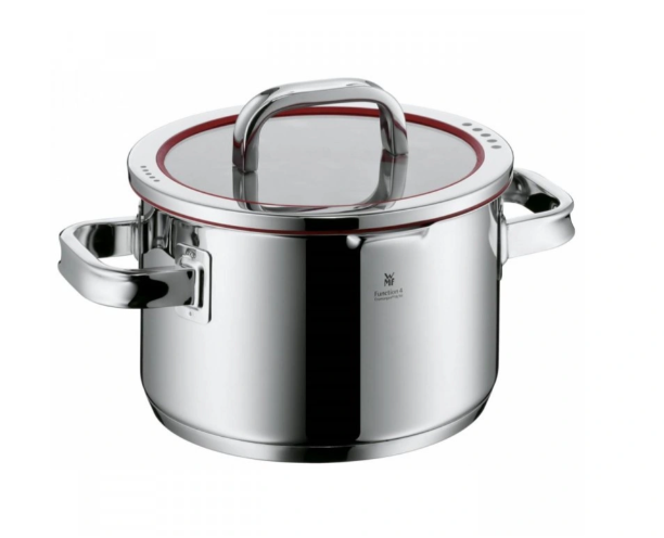 Set de cratițe WMF cu capac, inox, 9 piese