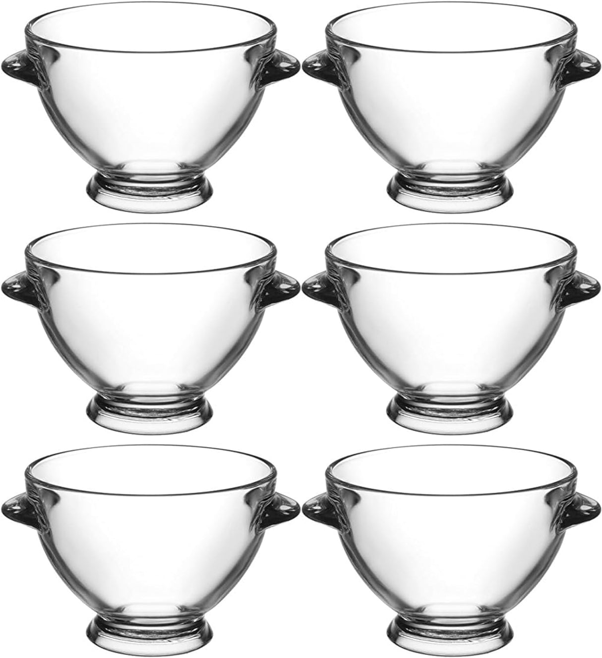 Set de boluri din sticlă LAV Moon, 395 ml, 6 buc.