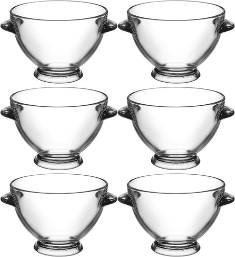 Set de boluri din sticlă LAV Moon, 395 ml, 6 buc.