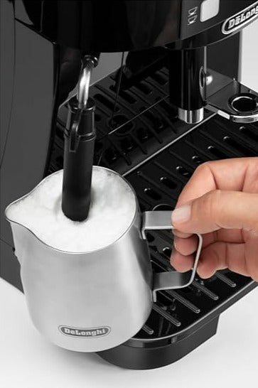 Espressor DeLonghi Magnifica S ECAM 21.117.B, 15 bar, 1450 W, Râșniță metalică