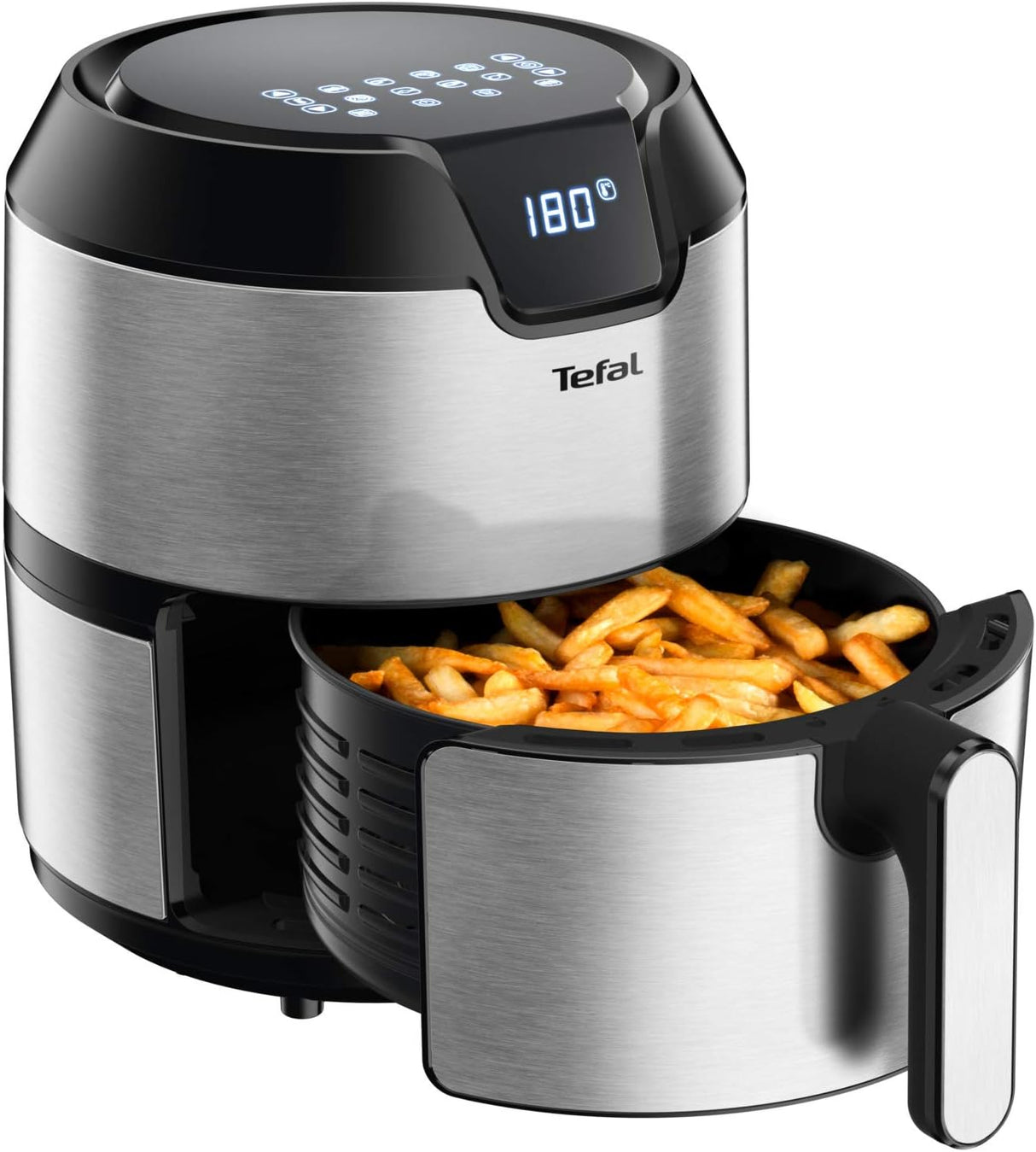 Friteuză Tefal Easy Fry Deluxe, EY401d, XL 1,2 kg, Negru/Gri