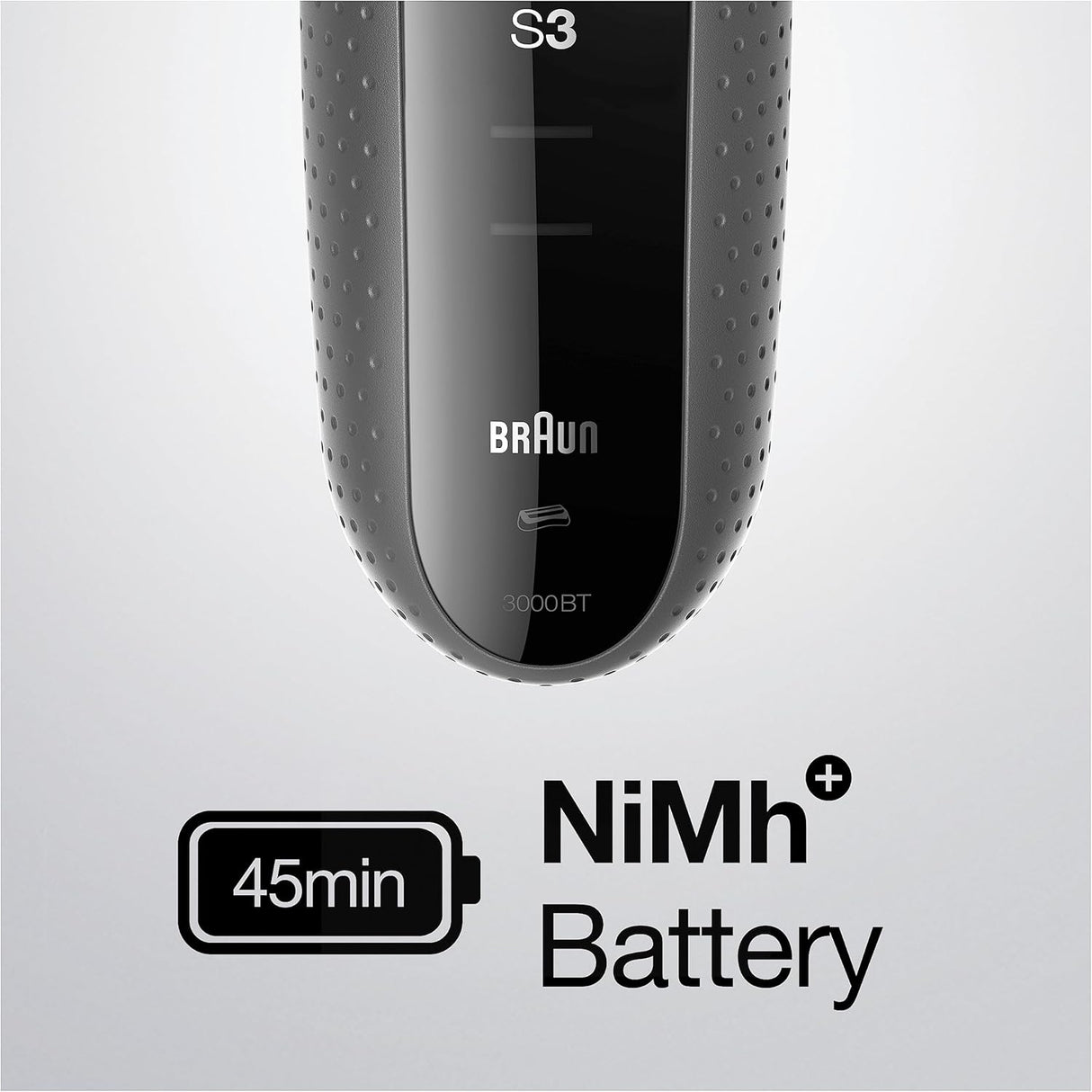 Aparat de ras Braun 3000BT Shave&amp;Style 3 în 1, aparat de tuns, 5 accesorii de bărbierit, gri