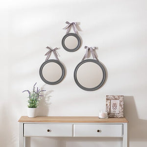 Set de oglinzi cu panglică Atmosphera Alexia, 3 buc, gri