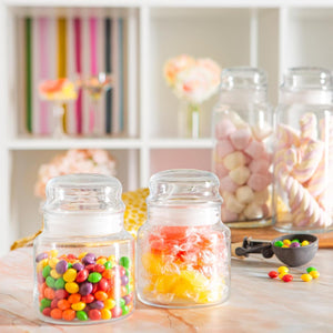 Borcan de sticlă cu capac pentru depozitare LAV Sera, 635 ml, 2 buc.