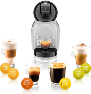 Espressor DeLonghi Mini Me EDG 155.BG, Dolce Gusto, 1460 W, 15 bar, 0.8 L, Gri/Negru