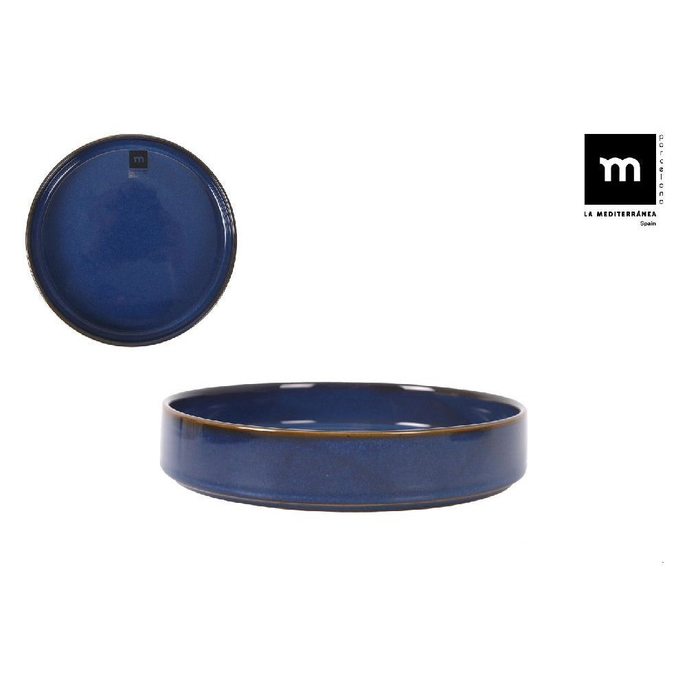 Farfurie adâncă japoneză LA MEDITERRANEA Chester Blue, 20cm