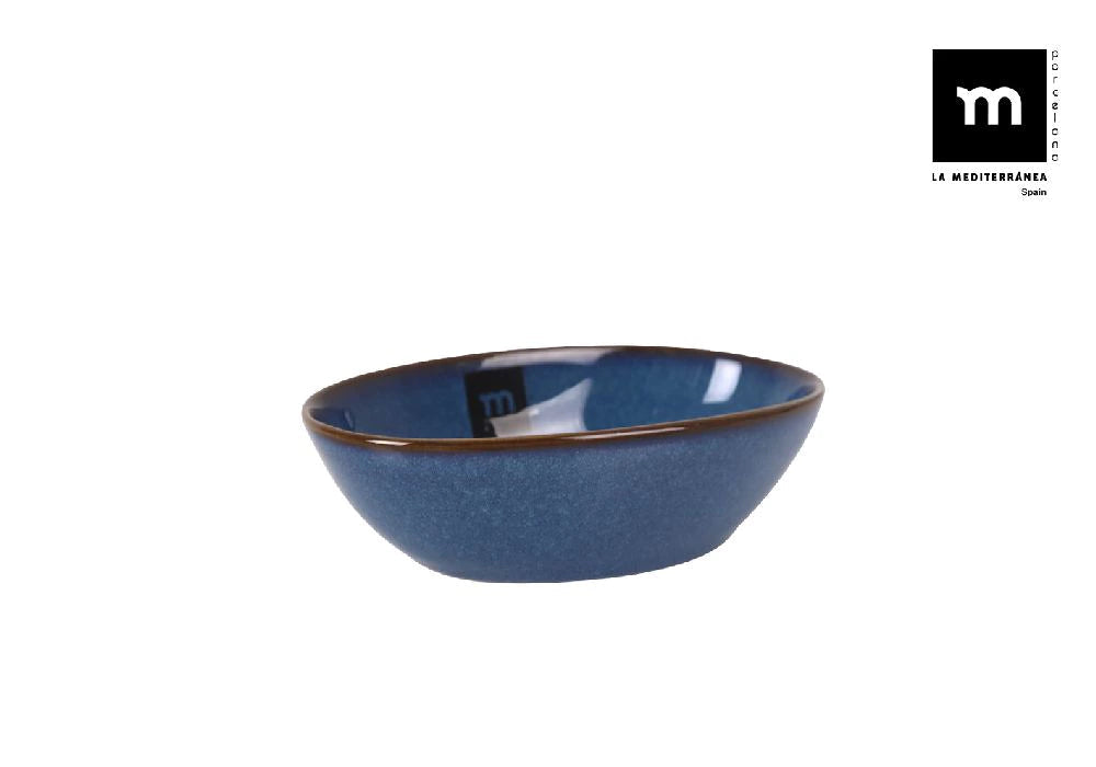 Bol oval LA MEDITERRANEA Pica, 14x9x4 cm, Porțelan